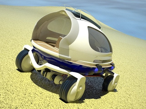 Hình ảnh Jet Capsule khi trên mặt đất.