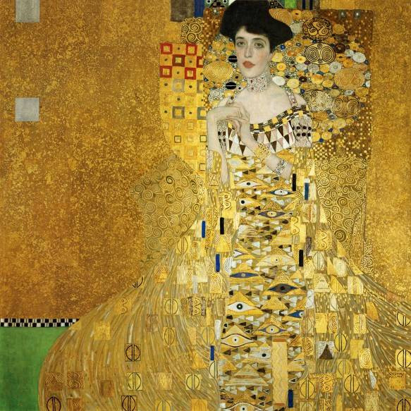 “Bức chân dung của Adele Bloch-Bauer” do Gustav Klimt vẽ bằng vàng được bán với giá 135 triệu USD năm 2006.