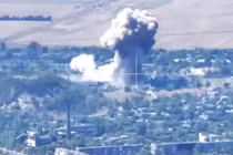 Bom FAB-3000 đánh trúng điểm tập kết quân của Ukraine ở Mirnohrad