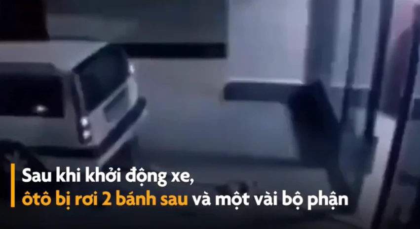 Video: Người đàn ông lái ôtô kéo trụ ATM để cướp tiền mặt