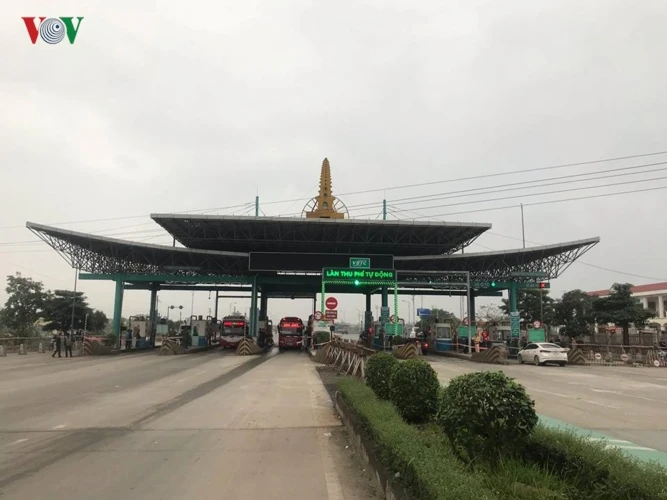Những hình ảnh BOT Mỹ Lộc trong ngày thu phí trở lại