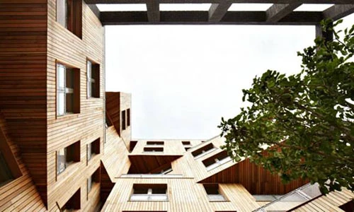 Tòa nhà gỗ chéo lạ mắt cao nhất tại châu Âu