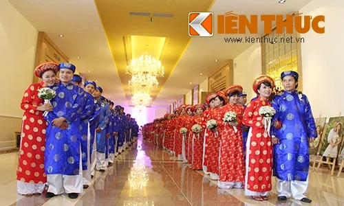 100 cặp đôi tổ chức đám cưới tập thể ngày Quốc khánh