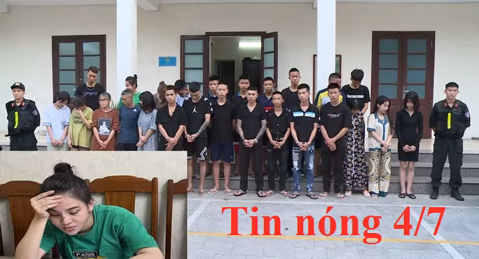 Tin nóng 4/7: 132 đối tượng dương tính với ma túy trong quán karaoke