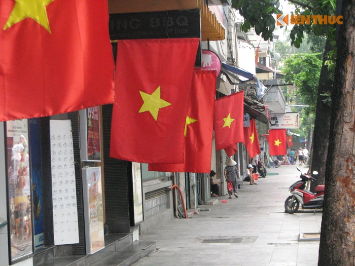 Ngắm Hà Nội trang hoàng lộng lẫy đón Quốc khánh 2/9