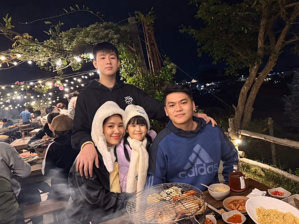 Vợ chồng Lê Phương thường đưa các con đi chơi xa vào các dịp cuối tuần để thay đổi không khí, vun đắp tình cảm.