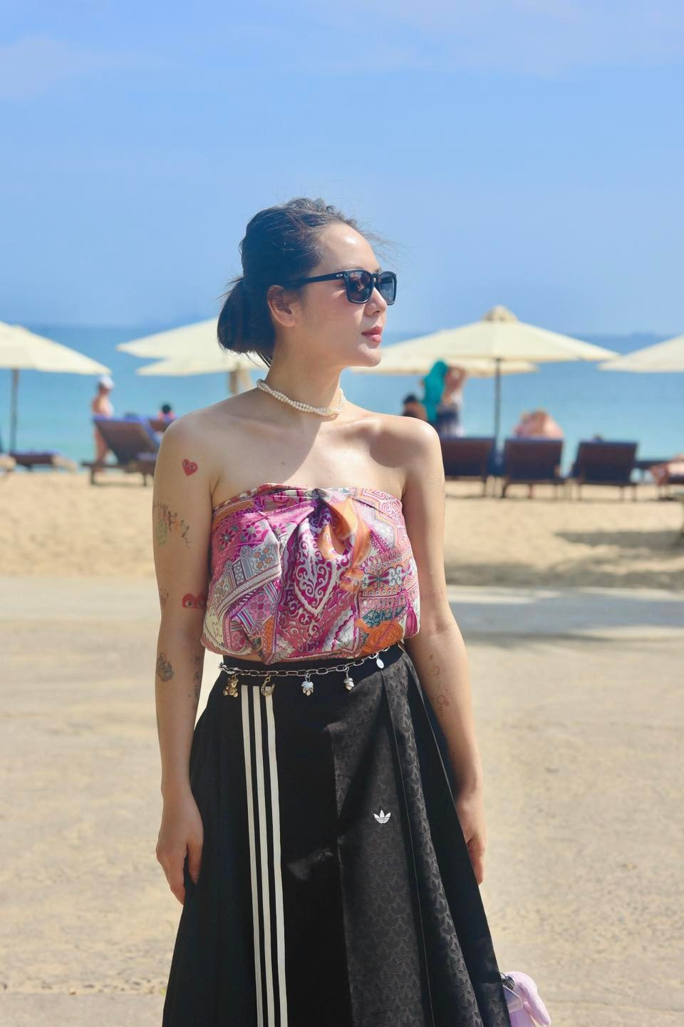 Vì cuộc sống vui vẻ, tự tại, nên ở tuổi 41, Phương Linh vẫn giữ nhan sắc trẻ trung, vóc dáng gợi cảm.