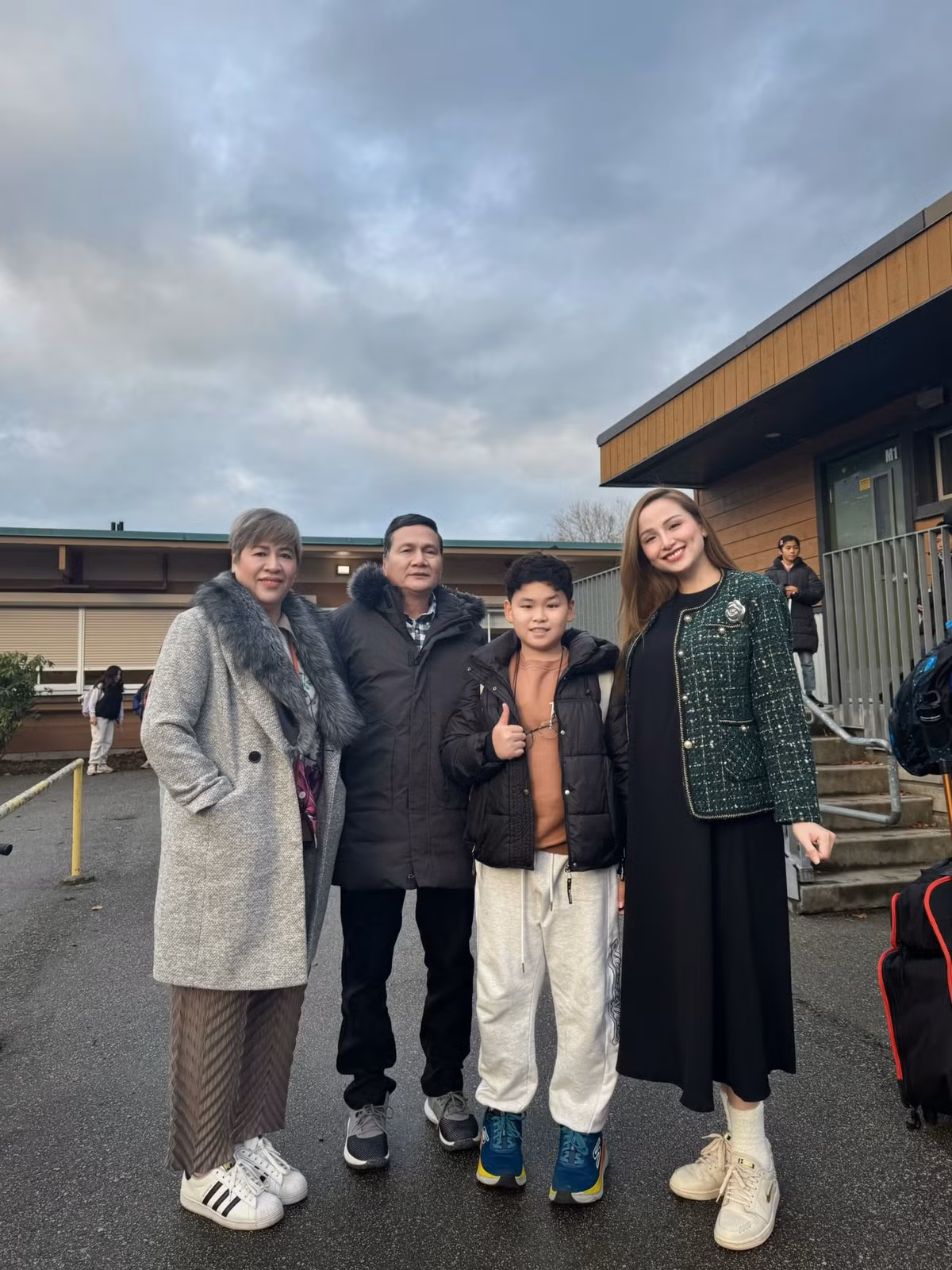 Hoa hậu Diễm Hương vui mừng khi con trai Noah được học tại ngôi trường tuyệt vời. Ảnh: FB Maria Diễm Hương