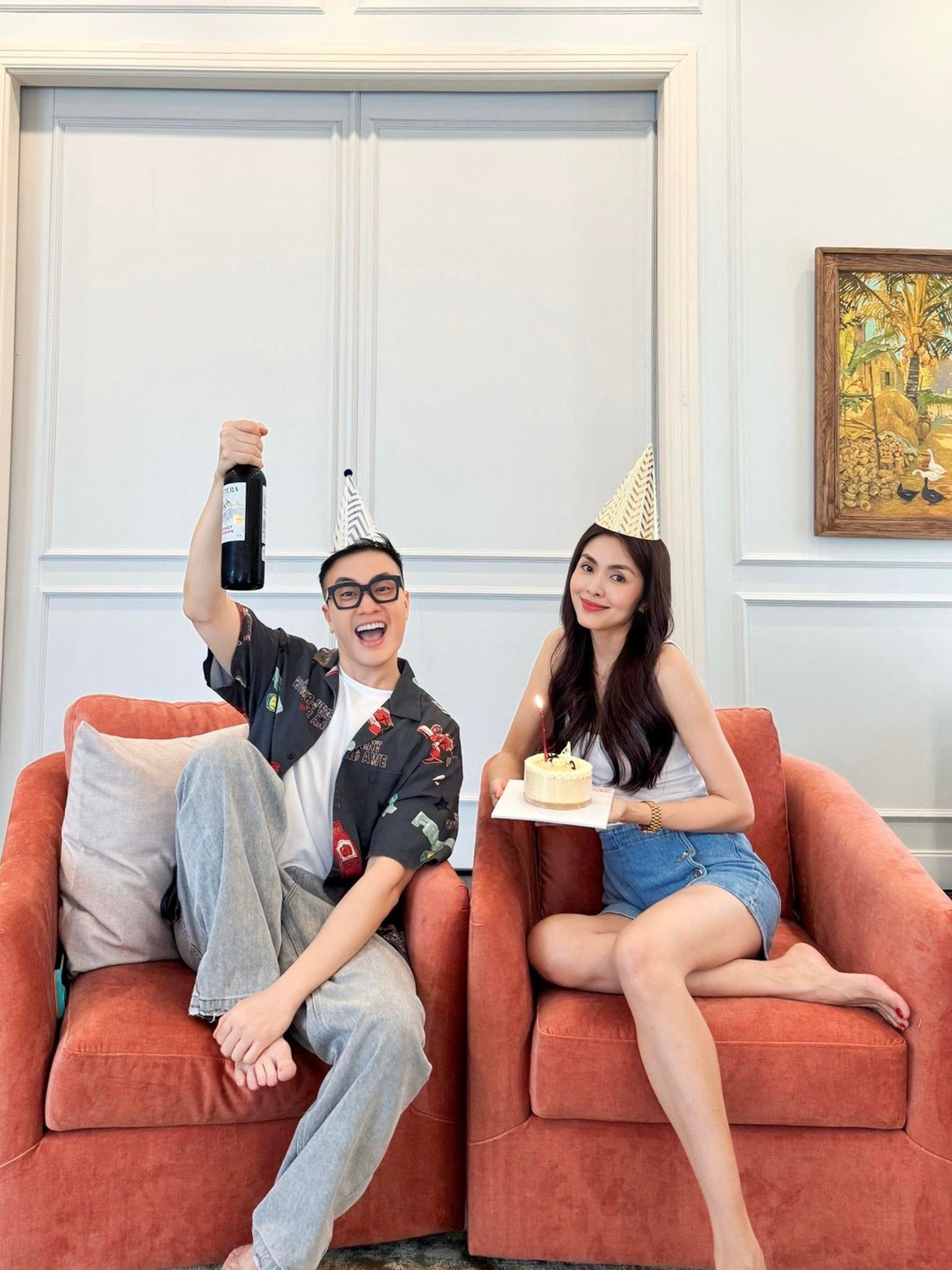 Tin tức sao Việt 24/10: Diễn viên Lương Mạnh Hải chúc mừng sinh nhật bạn thân Tăng Thanh Hà. Ảnh: FB Lương Mạnh Hải