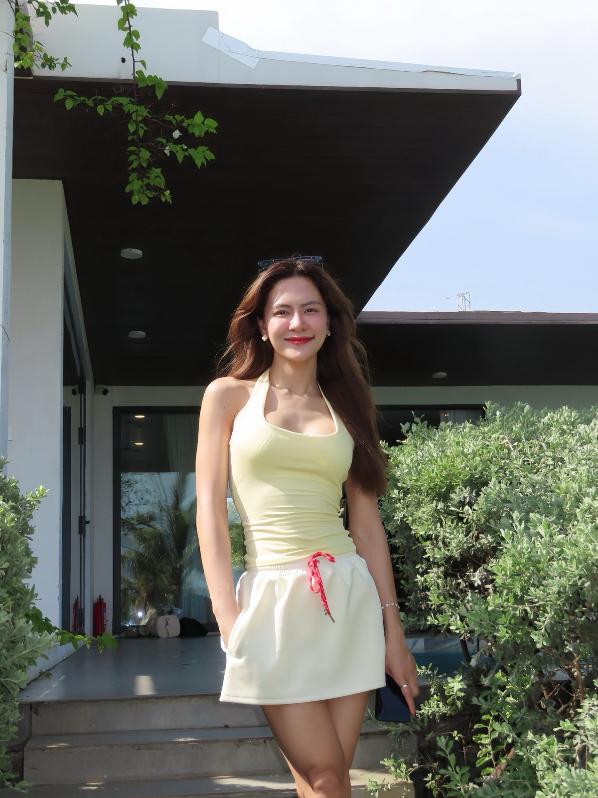 Ca sĩ Hà Nhi thảnh thơi tận hưởng 2 ngày cuối tuần. Ảnh: FB Hà Nhi