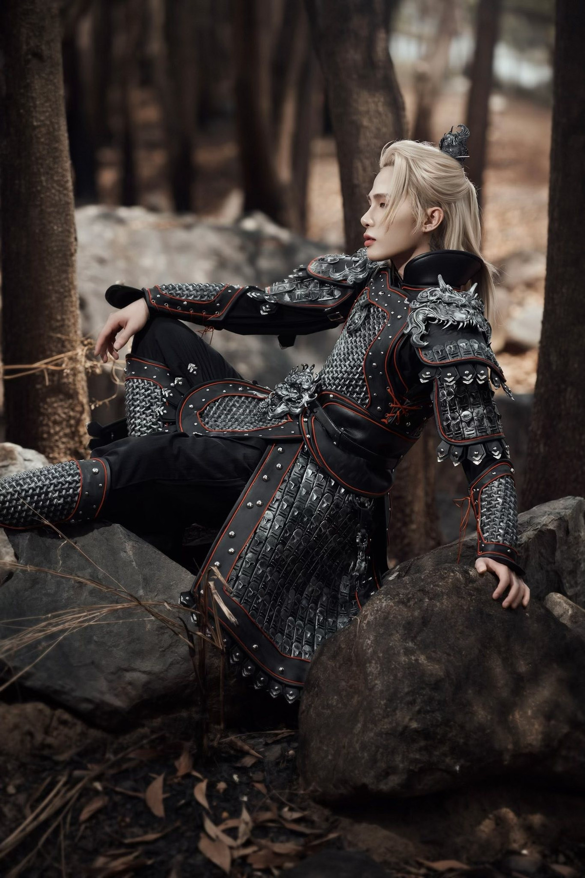 Jack gây chú ý với tạo hình cổ trang trong bộ ảnh mới. Ảnh: FB Jack - J97