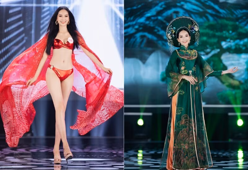 Phạm Thị Phương Quỳnh, sinh năm 2000, từng là sinh viên Đại học Tài chính - Marketing TP HCM, sở hữu chiều cao 1,74 m và số đo nổi bật 78-63-94 cm.