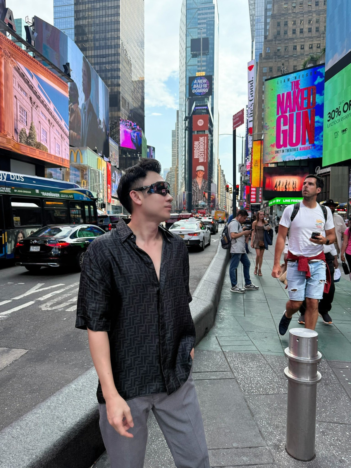 Dương Triệu Vũ dạo chơi New York. Ảnh: FB Dương Triệu Vũ