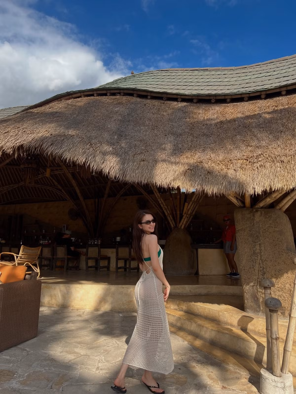 Ca sĩ Thiều Bảo Trang khoe dáng ở Bali, Indonesia. Ảnh: FB Thiều Bảo Trang