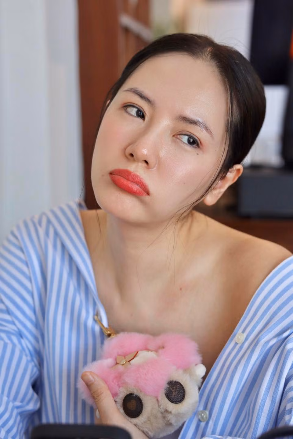 Dù đã ở tuổi 41 nhưng làn da của Phương Linh khiến nhiều chị em ngưỡng mộ. Ảnh: FB Tran Phuong Linh