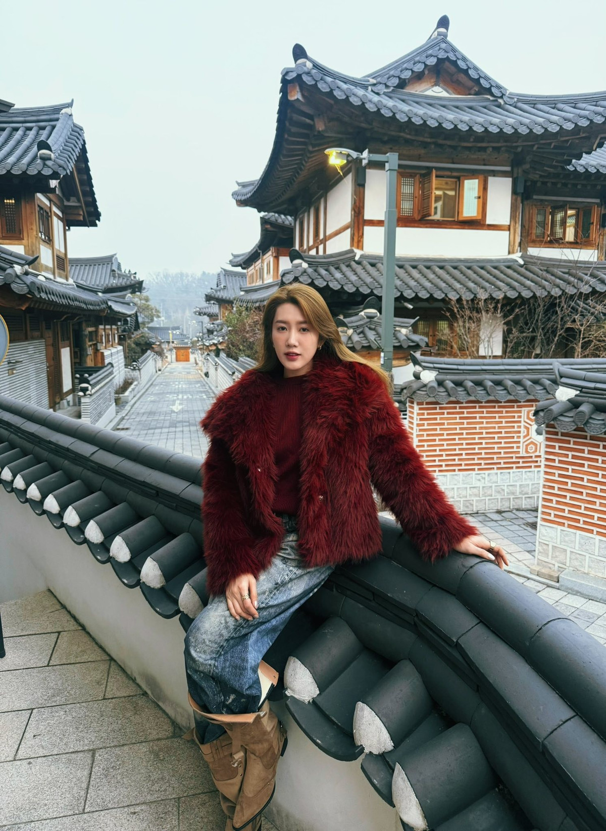 Diễn viên Thuý Ngân xả ảnh du lịch Hàn Quốc. Ảnh: FB Lê Huỳnh Thuý Ngân