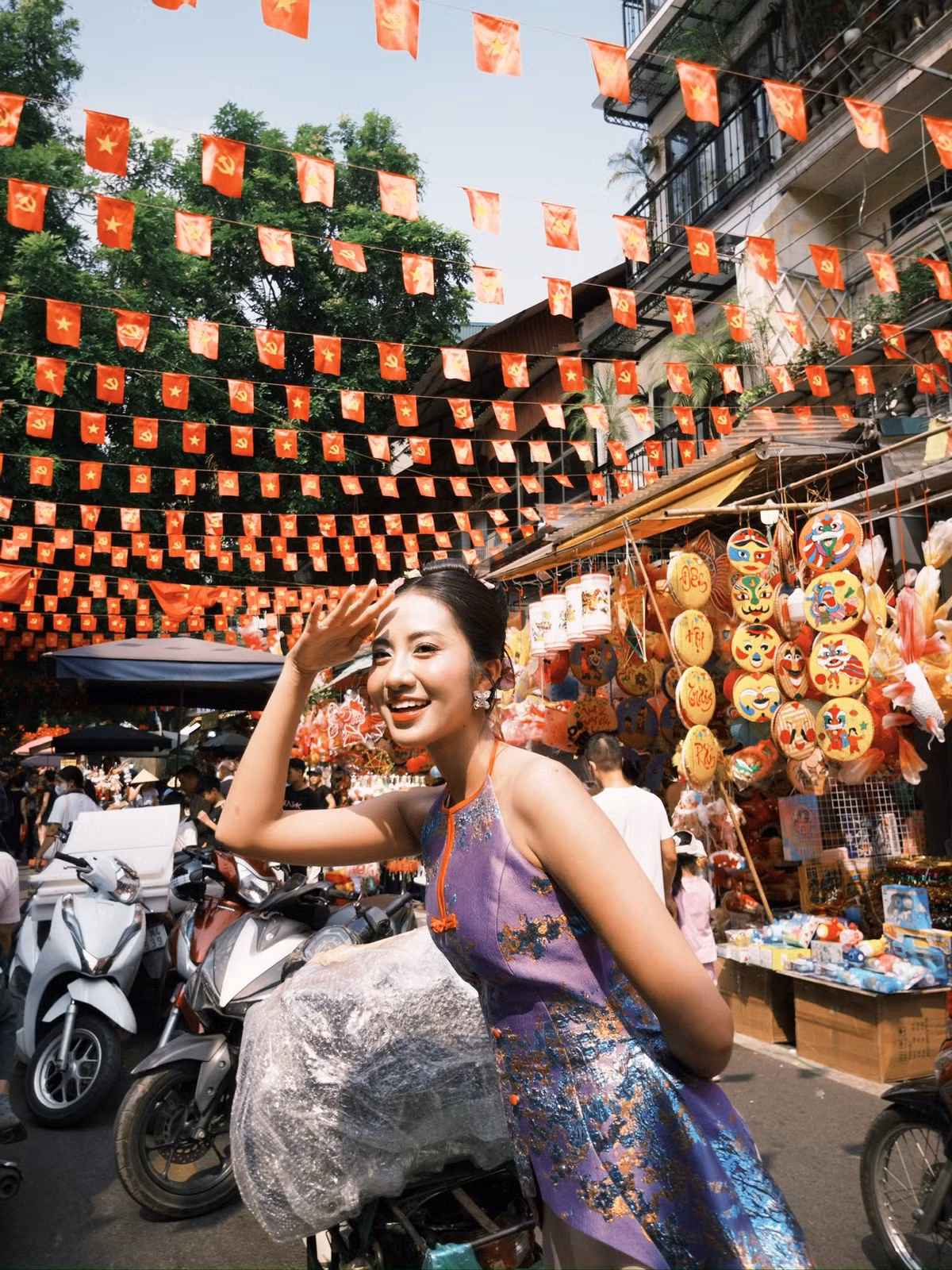 Trước khi tham gia Hoa hậu Việt Nam 2024, Hà Trúc Linh từng làm mẫu ảnh và là Hoa khôi Đại học Tài chính Marketing 2023. Ảnh: FB Hà Trúc Linh