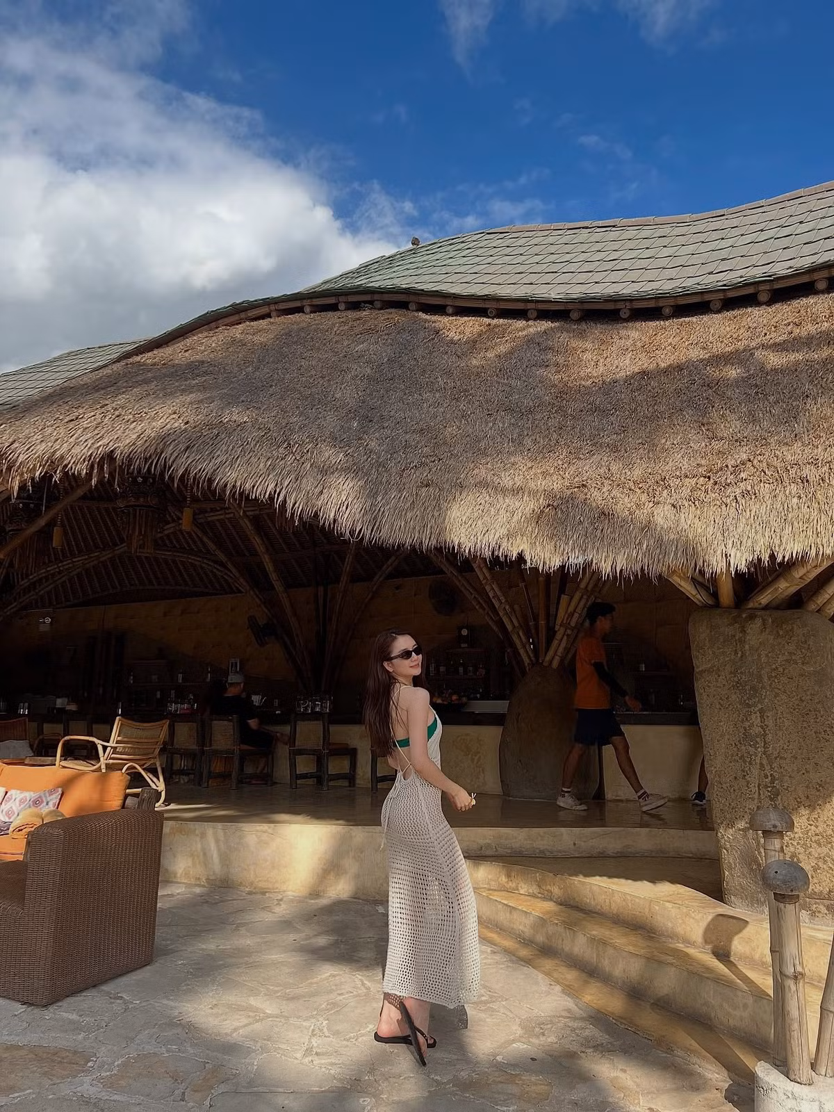 Mới đây, Thiều Bảo Trang chia sẻ những khoảnh khắc thư giãn trong chuyến nghỉ dưỡng tại Bali (Indonesia) khiến người hâm mộ xuýt xoa. Ảnh: FB Thiều Bảo Trang