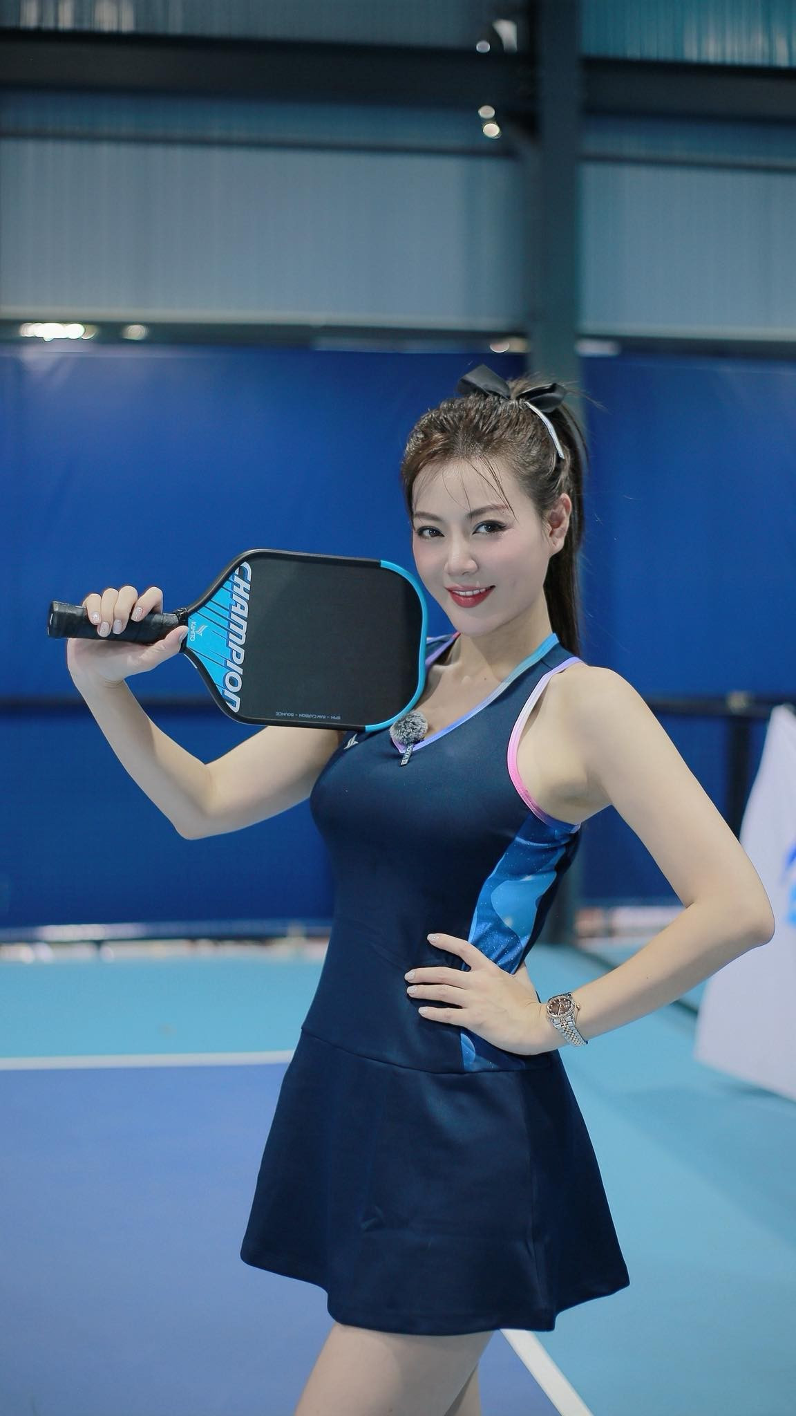 Diễn viên Thanh Hương xinh đẹp trên sân pickleball. Ảnh: FB Nguyen Thanh Huong