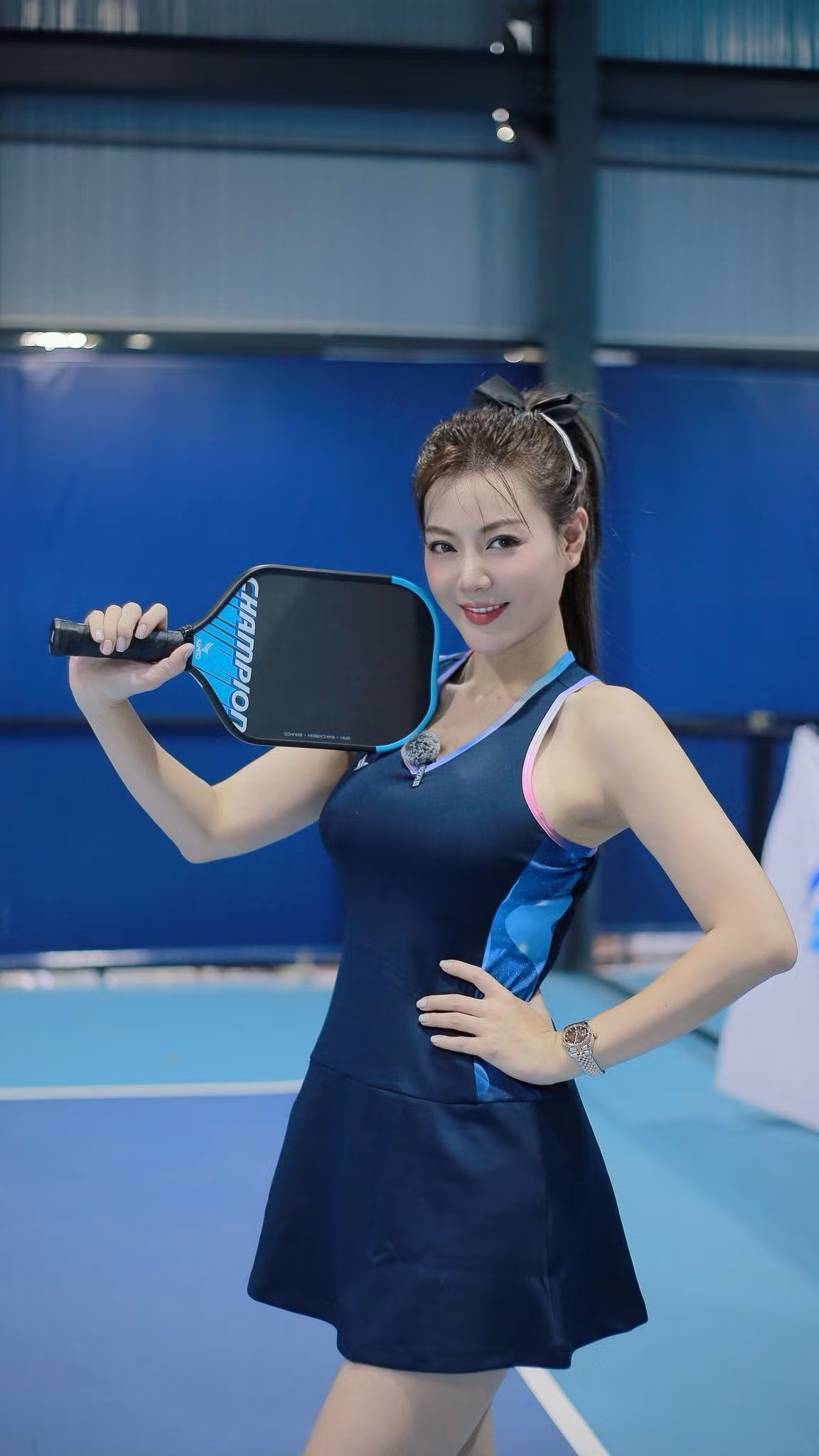 Diễn viên Thanh Hương xinh đẹp trên sân pickleball. Ảnh: FB Nguyen Thanh Huong