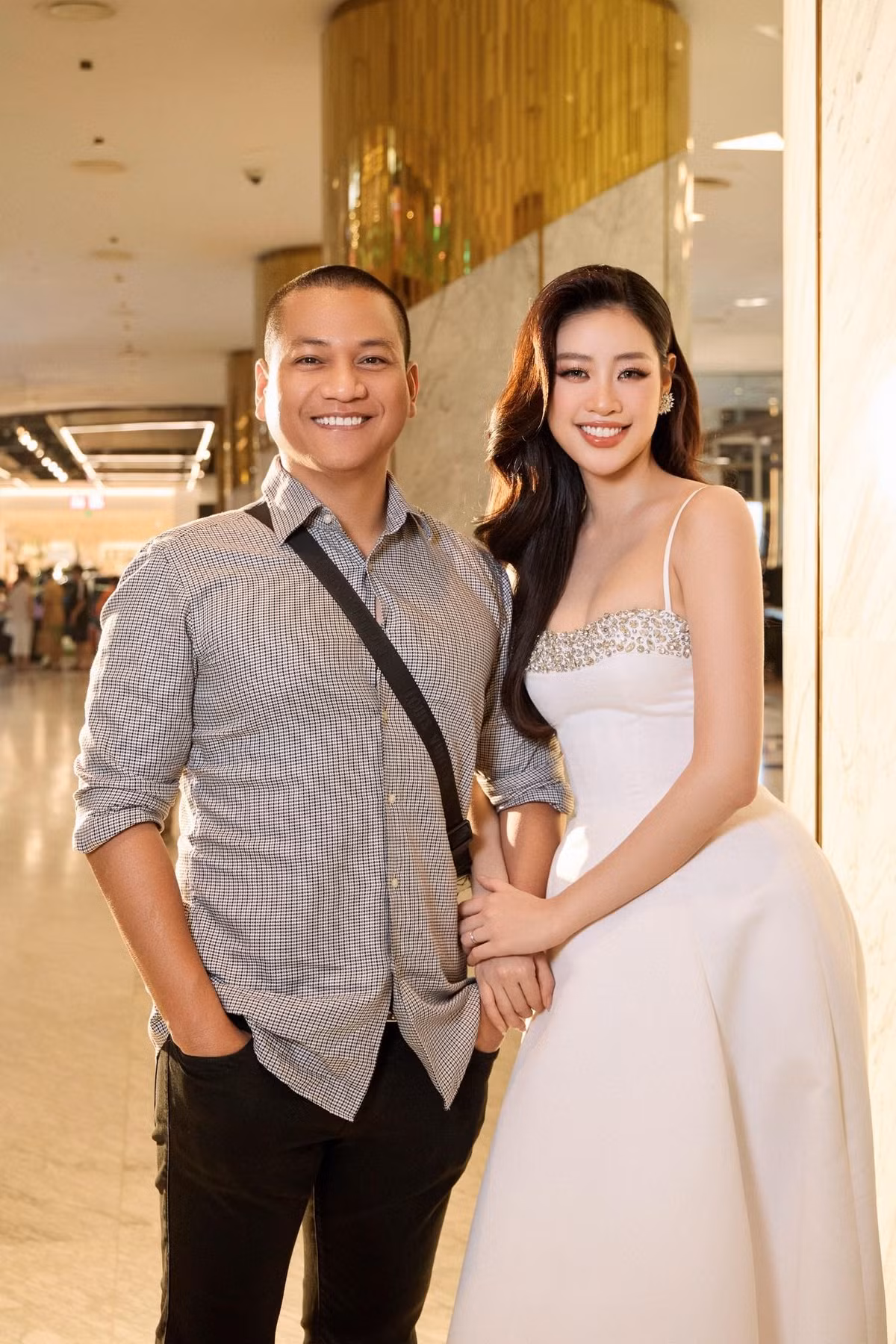 Hoa hậu Khánh Vân chúc mừng sinh nhật ông xã. Ảnh: FB Nguyễn Trần Khánh Vân