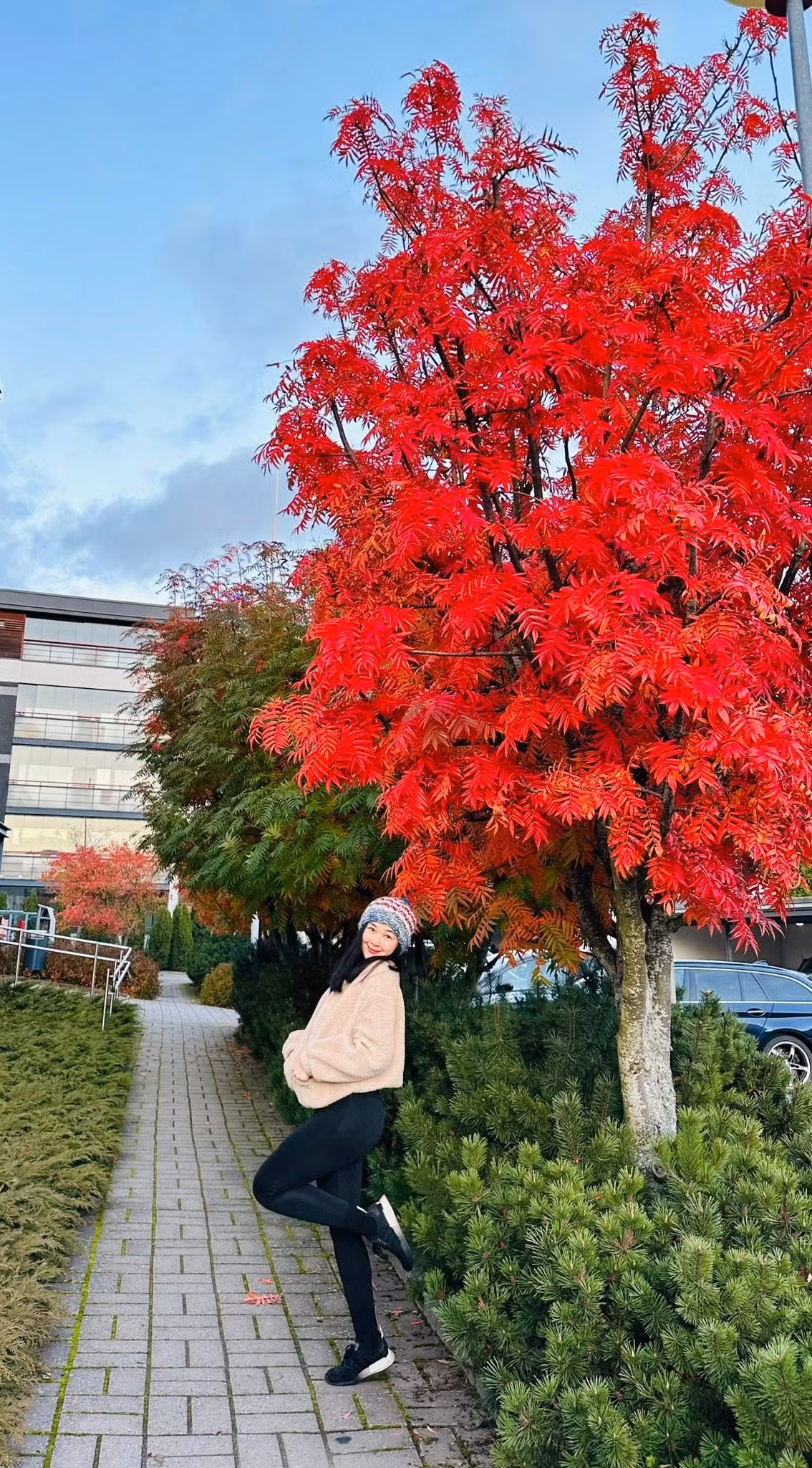 Với Mạc Anh Thư đây là thời điểm đẹp nhất trong năm, mang đến cảm giác thư thái và gần gũi với thiên nhiên.