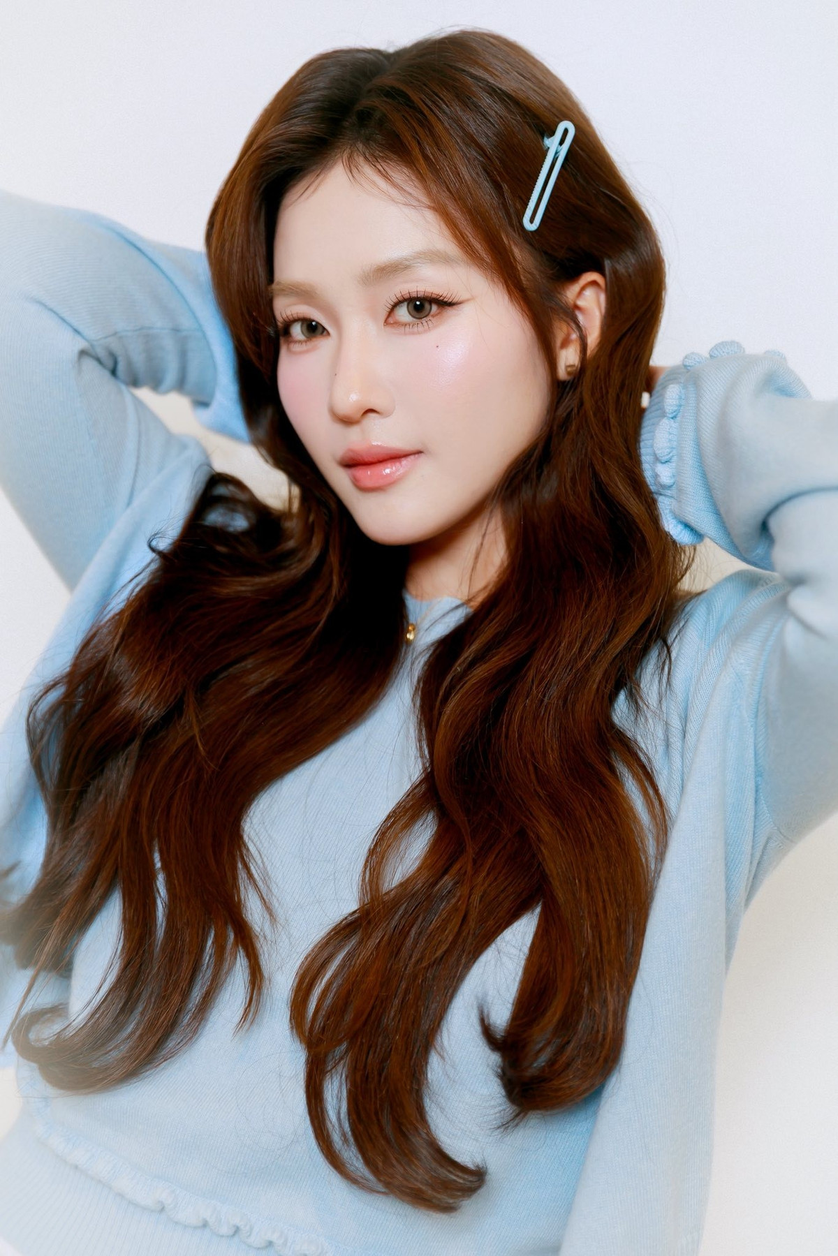 Diễn viên Khả Ngân khoe nét trong trẻo trong một sự kiện gần đây. Ảnh: FB Khả Ngân