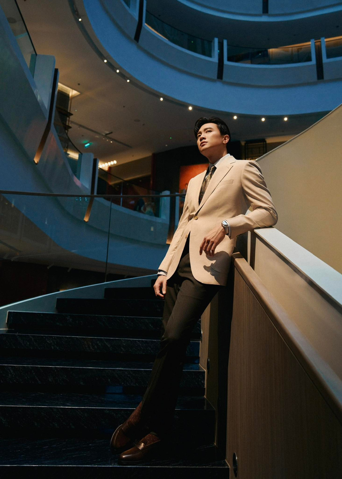 Diễn viên Quốc Trường chia sẻ: "Em thích trai đẹp hay trai biết nấu ăn? Khỏi trả lời: anh có cả 2". Ảnh: FB Nguyễn Quốc Trường