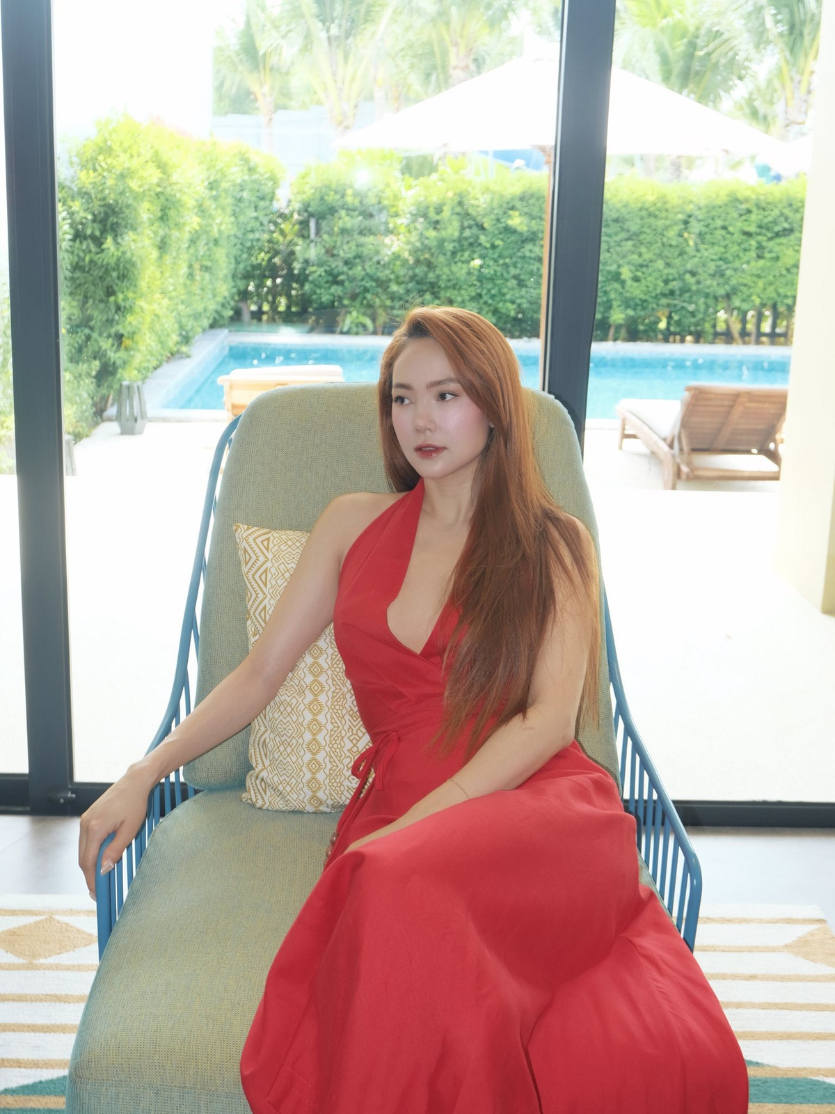Ca sĩ Minh Hằng thảnh thơi đi nghỉ dưỡng. Ảnh: FB Minh Hằng
