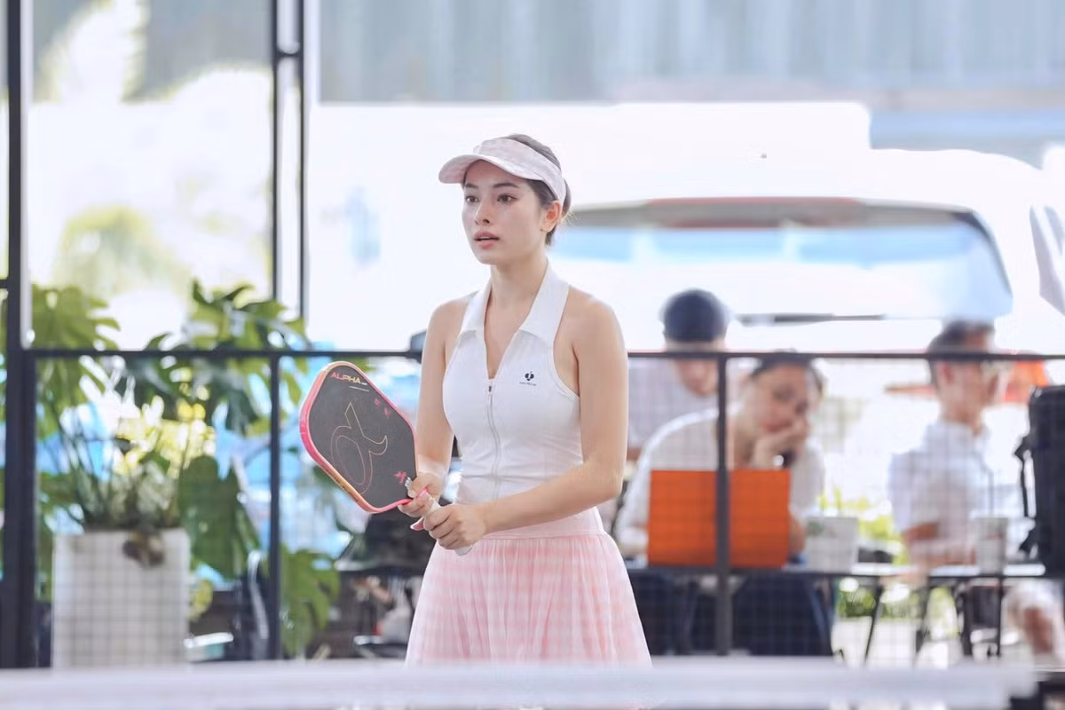 Cô chăm chỉ tập luyện thời gian qua để có vóc dáng khoẻ đẹp. Ảnh: FB Lưu Ngọc Duyên