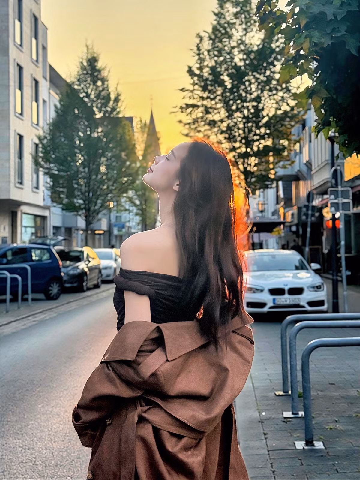 Sở hữu chiều cao "kỷ lục" trong dàn người đẹp Việt, Bảo Ngọc diện đồ cực kỳ tôn dáng. Ảnh: FB Lê Nguyễn Bảo Ngọc