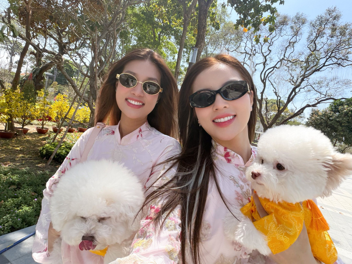 Kỳ Duyên sinh năm 1996, đăng quang Hoa hậu Việt Nam 2014, sau đó là Miss Universe Vietnam 2024. Thiên Ân sinh năm 2000, đăng quang Hoa hậu Hòa bình Việt Nam 2022.