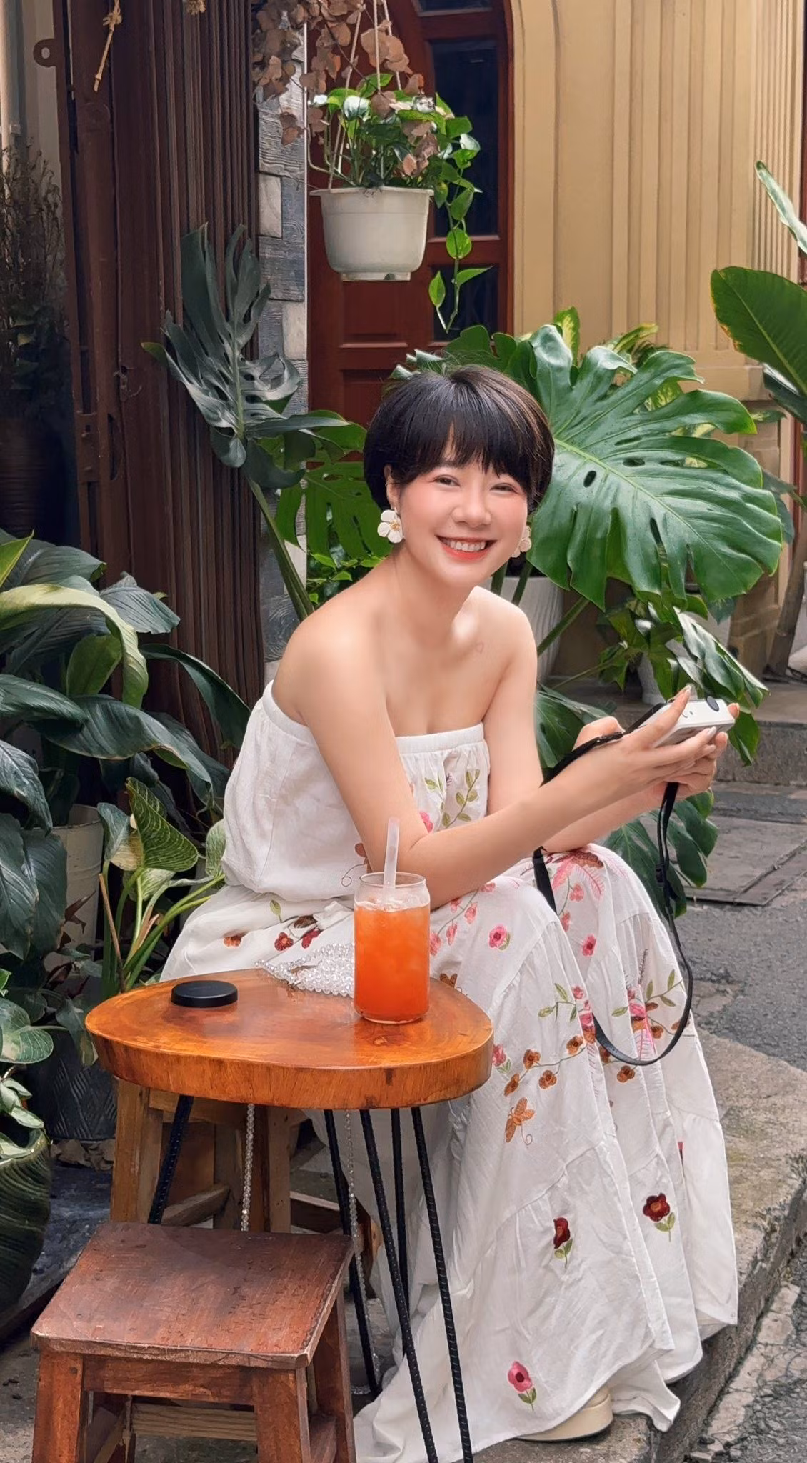 Diễn viên Kim Ngọc được khen nuột nà, tươi trẻ. Ảnh: FB Hoàng Kim Ngọc