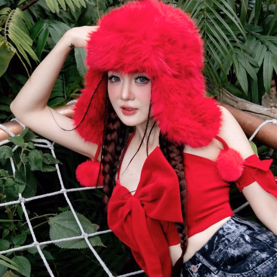 Sự chú ý lần này không chỉ dừng lại ở hành động ngọt ngào của cặp đôi, mà còn đổ dồn vào diện mạo ngày càng quyến rũ của Ngọc Kayla.