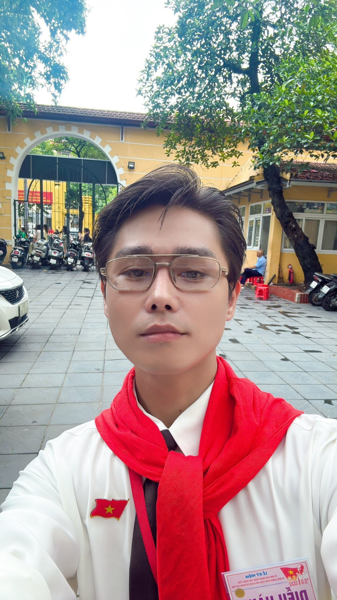 Ca sĩ - nhạc sĩ Tăng Duy Tân có mặt ở Hà Nội chuẩn bị cho đại lễ. Ảnh: FB Tăng Duy Tân