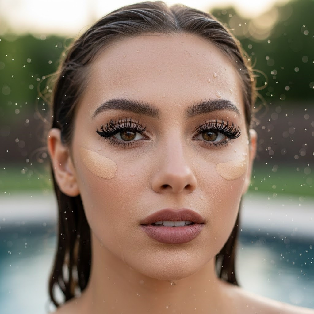 Ưu tiên mỹ phẩm chống nước như mascara, kẻ mắt hay che khuyết điểm chống nước sẽ giúp hạn chế tình trạng lem trôi do mồ hôi hay dầu nhờn, giữ cho tổng thể lớp trang điểm luôn gọn gàng, sắc nét.