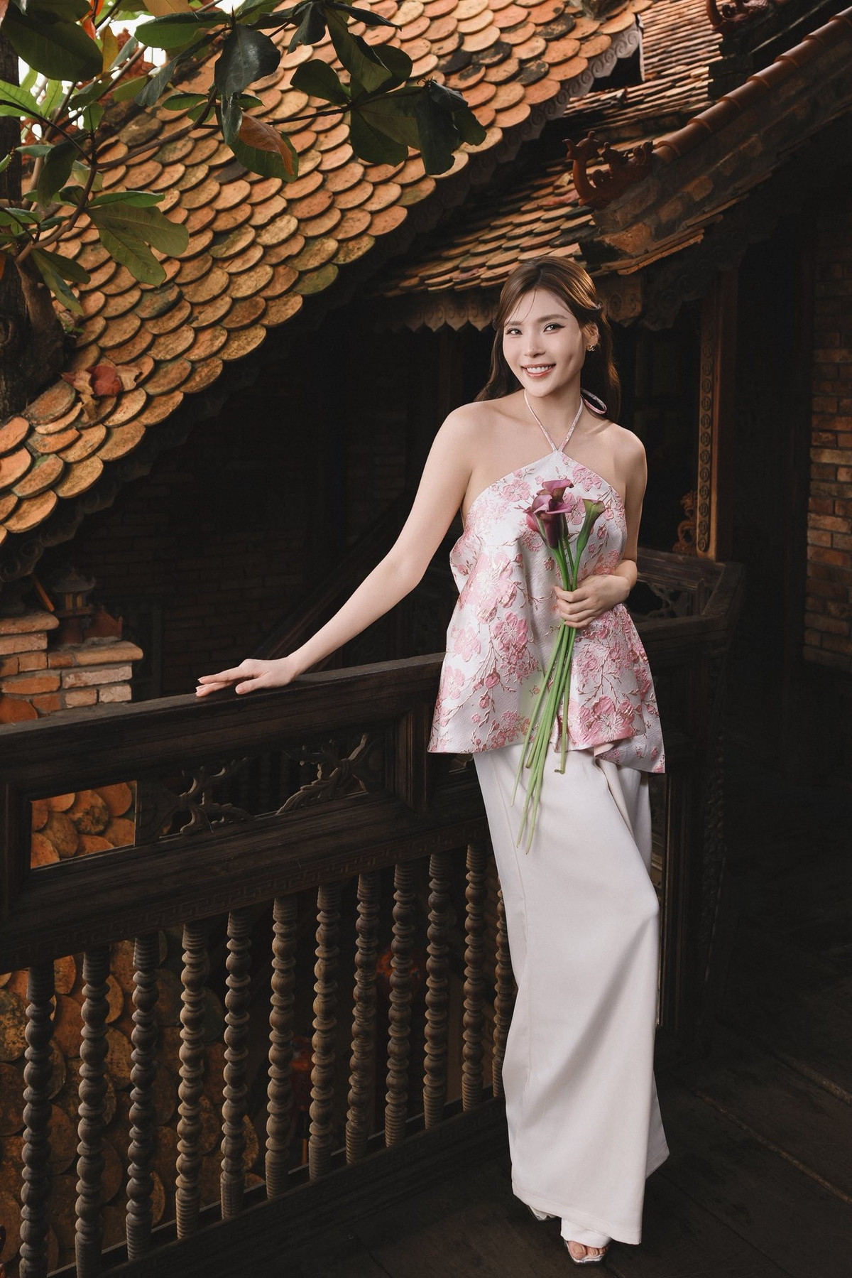 Diễn viên Thuý Diễm xinh đẹp trong bộ ảnh đón Tết. Ảnh: FB Nguyễn Ngọc Thuý Diễm