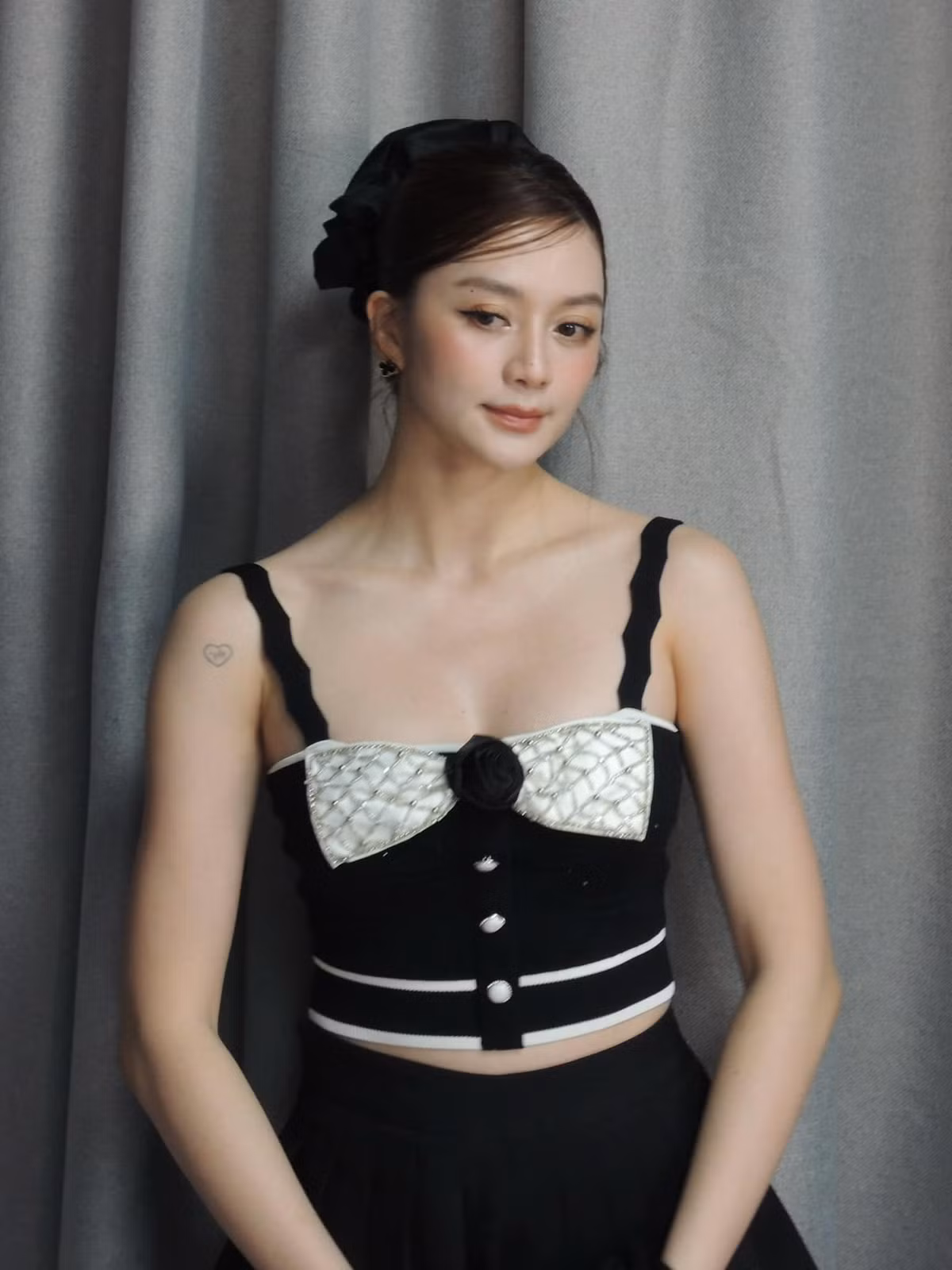 Ở tuổi 34, Thiều Bảo Trang vẫn giữ được vóc dáng thon gọn không mỡ thừa. Ảnh: FB Thiều Bảo Trang