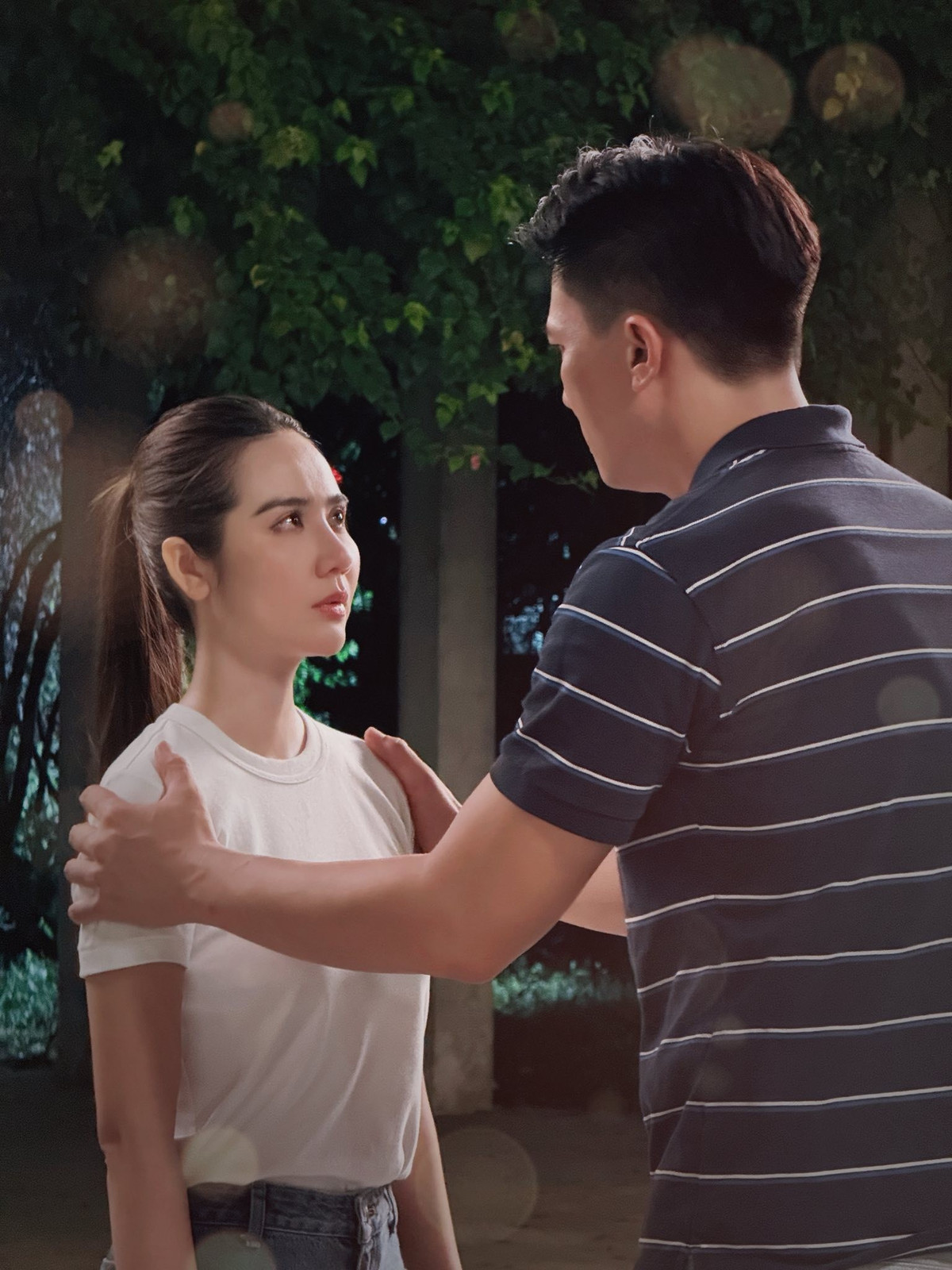 Huyền Lizzie đăng ảnh hậu trường phim. Ảnh: FB Phan Minh Huyền