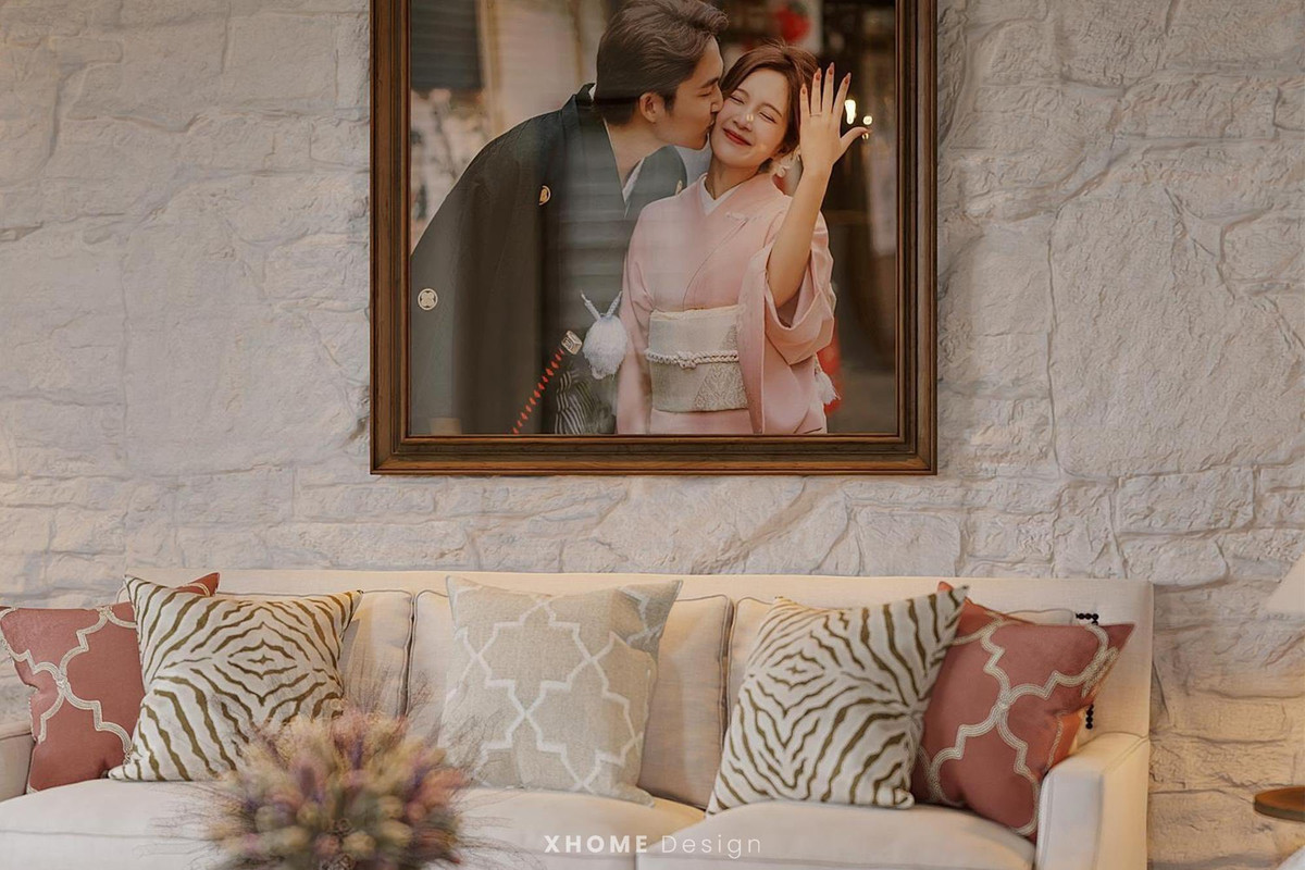 Đình Tú - Ngọc Huyền khoe tổ ấm sau đám cưới. Ảnh: FB Nguyễn Đình Tú