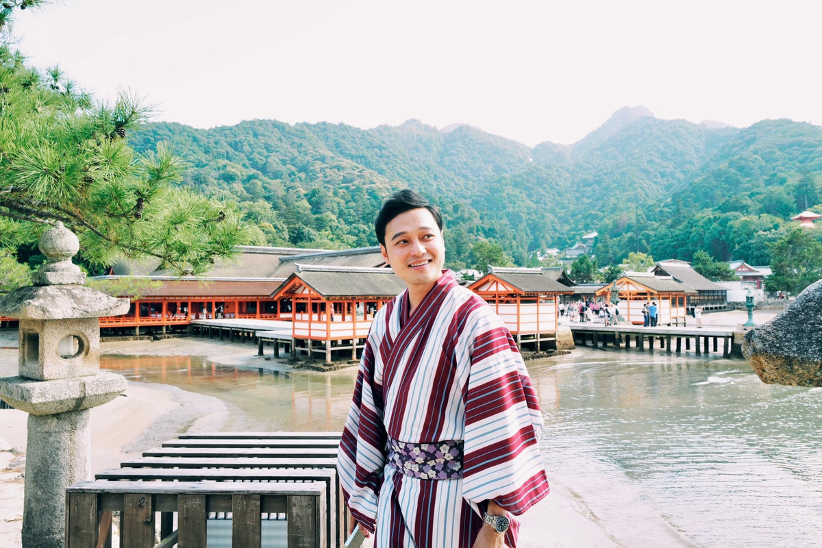 Ca sĩ Quang Vinh ở xứ sở phù tang. Ảnh: FB Quang Vinh