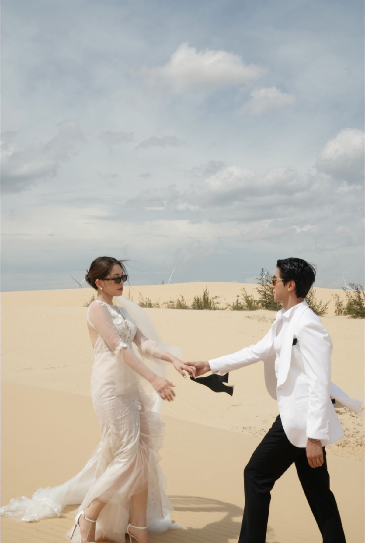 Vợ chồng Bình An - Phương Nga kỷ niệm 3 năm cưới. Ảnh: FB Nguyễn Bình An