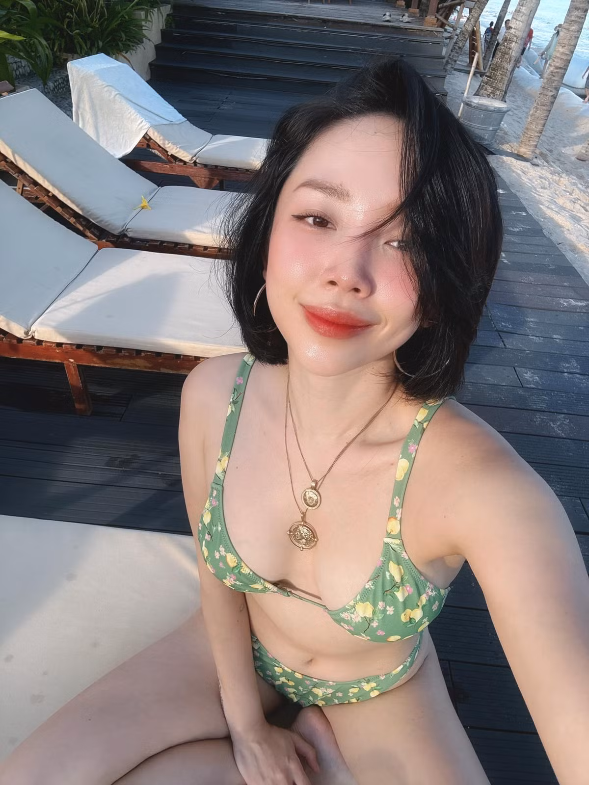 Tóc Tiên cho biết cô may mắn khi lấy chồng cùng nghề nên luôn được ông xã thấu hiểu. Ảnh: FB Tóc Tiên