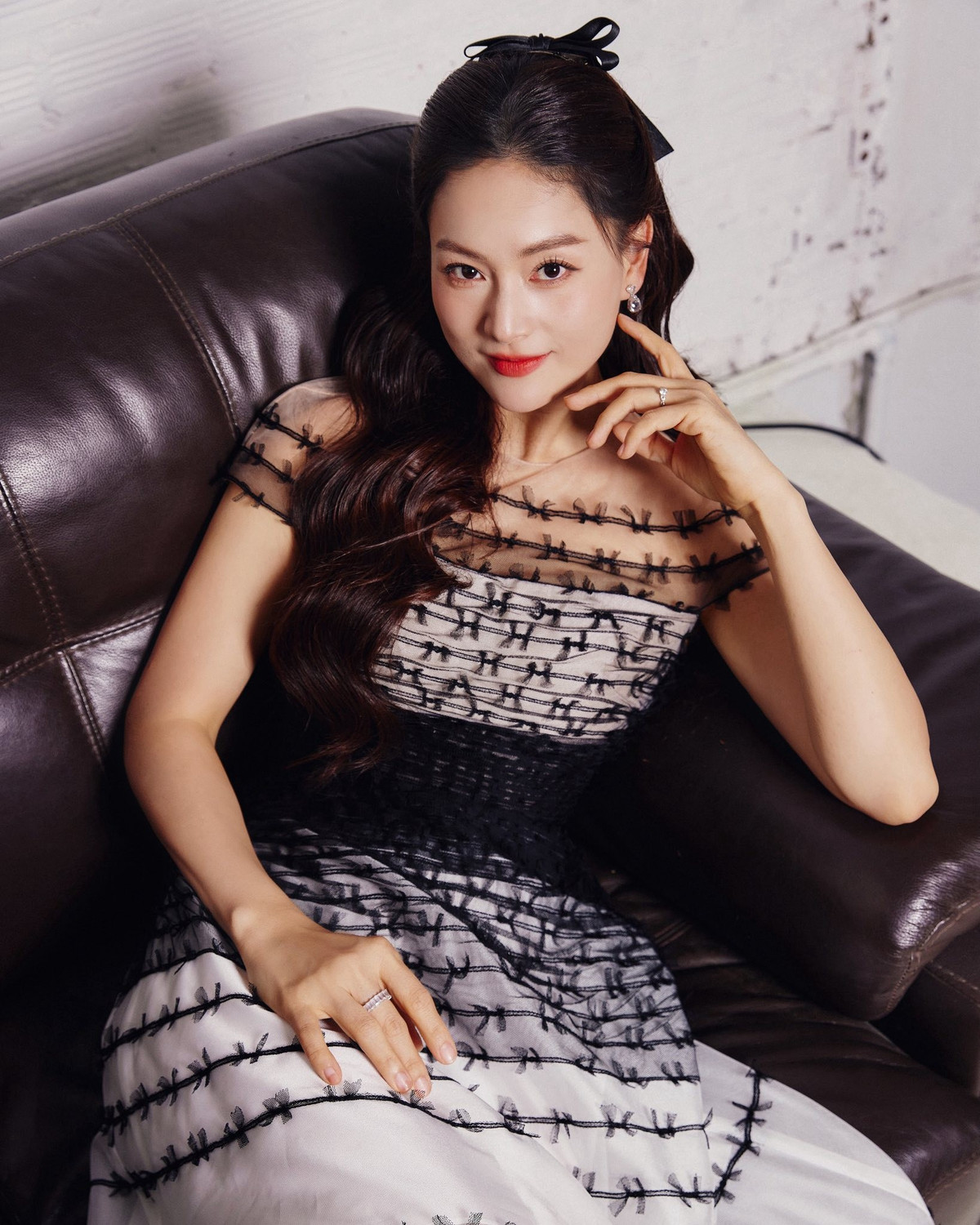 Diễn viên Lan Phương được khen nhan sắc thăng hạng sau sinh. Ảnh: FB Lan Phuong Nguyen