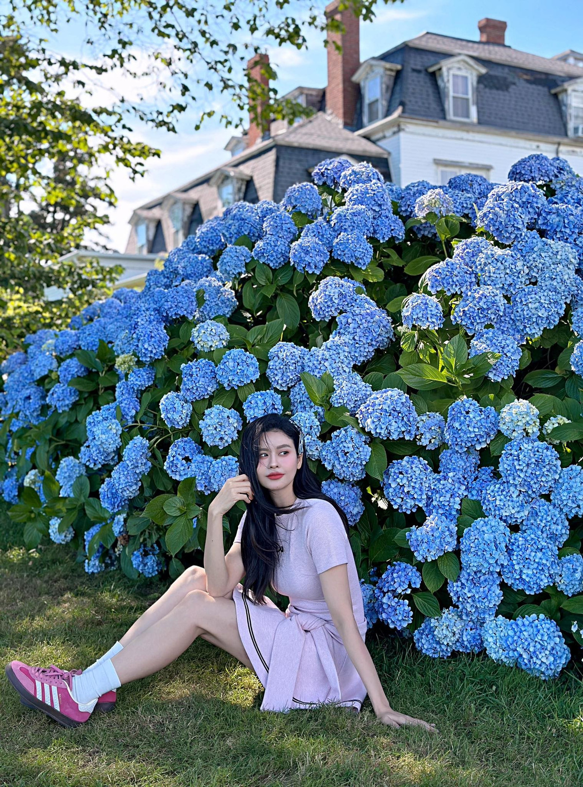 Trương Quỳnh Anh đang vui chơi ở Mỹ. Ảnh: FB Trương Quỳnh Anh