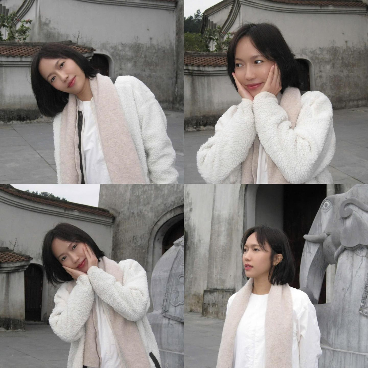 Diễn viên Diệu Nhi khoe sắc trong chuyến đi đầu năm. Ảnh: FB Diệu Nhi