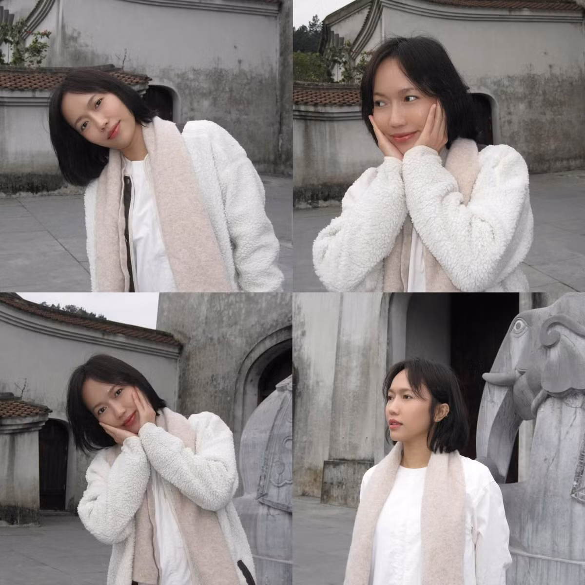 Diễn viên Diệu Nhi khoe sắc trong chuyến đi đầu năm. Ảnh: FB Diệu Nhi