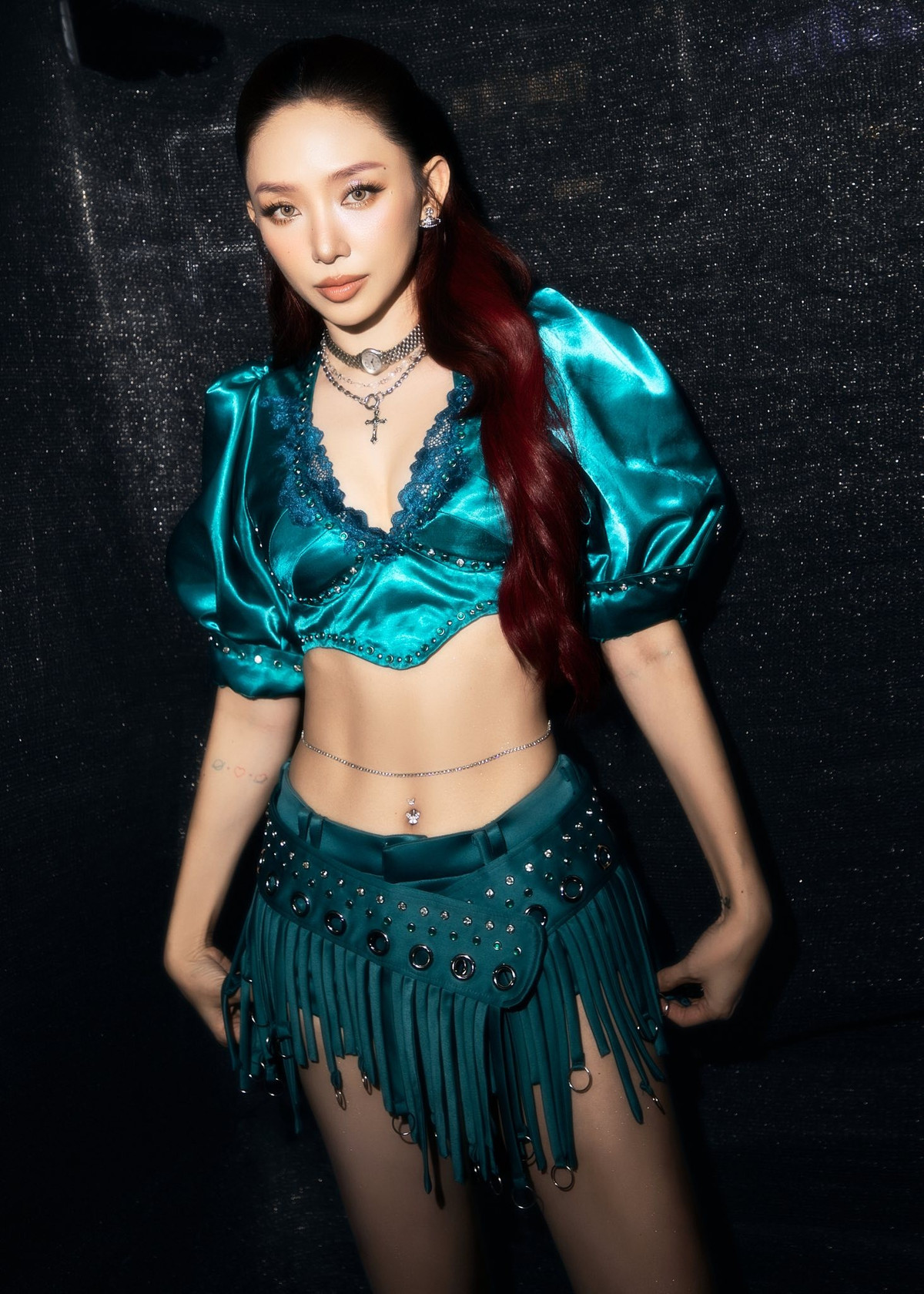 Sau khi trở thành Quán quân Chị đẹp đạp gió 2024, nữ ca sĩ trở lại đường đua âm nhạc với hình ảnh giàu năng lượng, liên tục góp mặt trong các sự kiện, chiến dịch quảng cáo thời trang. Ảnh: IGNV