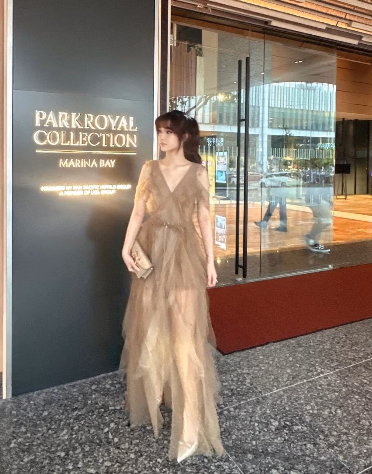 Con gái Bằng Kiều hiện đang theo học tại trường quốc tế có học phí đắt đỏ ở TP HCM. Ảnh: FB Hoang Thien Nga