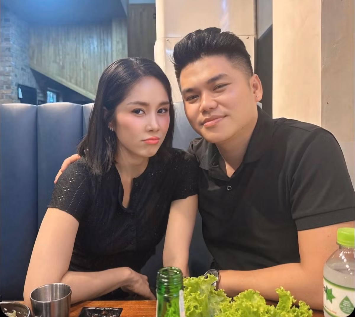 Thỉnh thoảng, Lê Phương và Trung Kiên "hâm nóng" tình cảm bằng cách hẹn hò, xem phim cùng nhau.